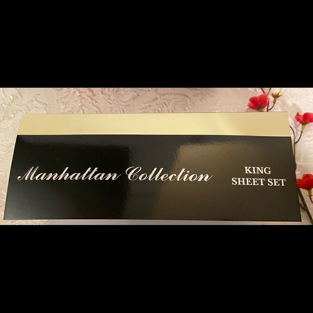 💥Manhattan Collection King  Sheet Set warm Extra Soft - Picture 8 of 10